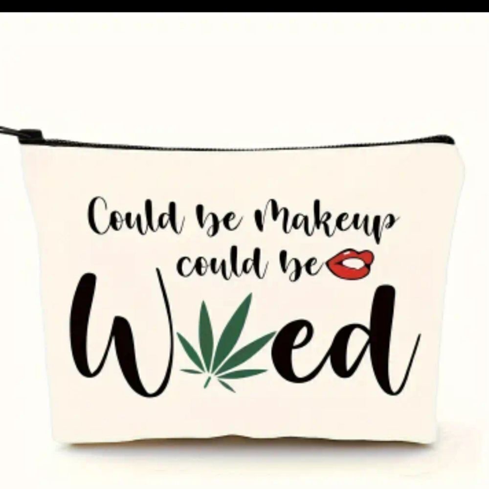 Makeup bag fun print